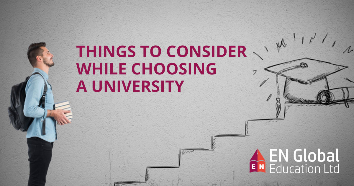 You are currently viewing Things to consider while choosing a university